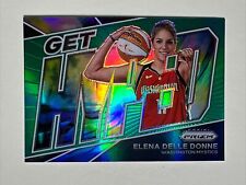 2022 Panini Prizm WNBA Get Hyped Green Prizm #6 Elena Delle Donne Washington