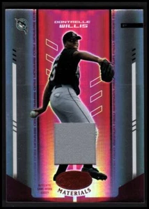 2004 Leaf Certified Materials Mirror Fabric Red #53 Dontrelle Willis Jersey /250 - Picture 1 of 2
