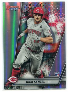2019 Bowman's Best Refractor 12 Nick Senzel Rookie