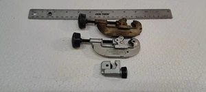 2x Craftsman Pipe Tube Tubing Cutter 1/8" - 1" Diameter 9-5533 USA, 1 EA 9-5560 - Picture 1 of 9