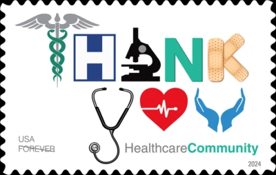 Scott #5947 Thank You Healthcare Community (Single) 2024 como nuevo casi nuevo Foto 1 de 2