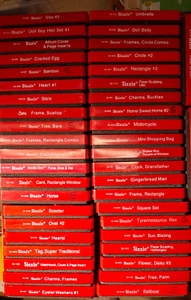 Red Sizzix Large Dies (14cm x 12cm) Various Designs - Picture 1 of 5