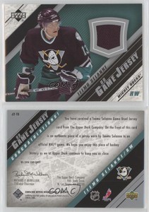 2005-06 Upper Deck UD Game Jersey Series 2 Teemu Selanne #J2-TS HOF