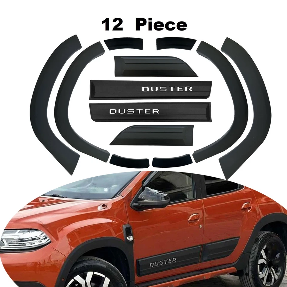 Kit de carrocería de moldeo de puerta y guardabarros ABS para Dacia Duster 2018-2023 modelo todoterreno - Imagen 1 de 4