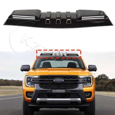 Roof Top Light Lamp Bar LED DRL Fits For Ford Ranger 2023-2025 Gloss Black — 第 1/4 张图片