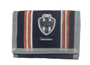 Nueva Cartera Deportiva Monterrey Oficial Rinhox Color Azul Triple Liga MX - Imagen 1 de 5