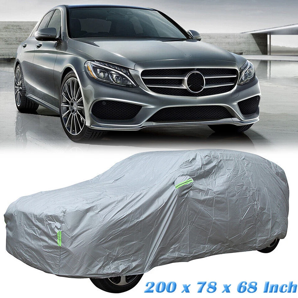 Cubierta de coche de 6 capas para Jeep Grand Cherokee exterior a prueba de agua lluvia nieve sol polvo Foto 1 de 4