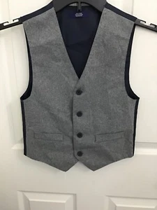 IZOD Formal Suit Vest Regular Gray Boy Size 8 - Picture 1 of 4