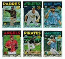 1986 Topps CHROME SILVER PACK Mojo Complete Your Set 2021 Update You U Pick