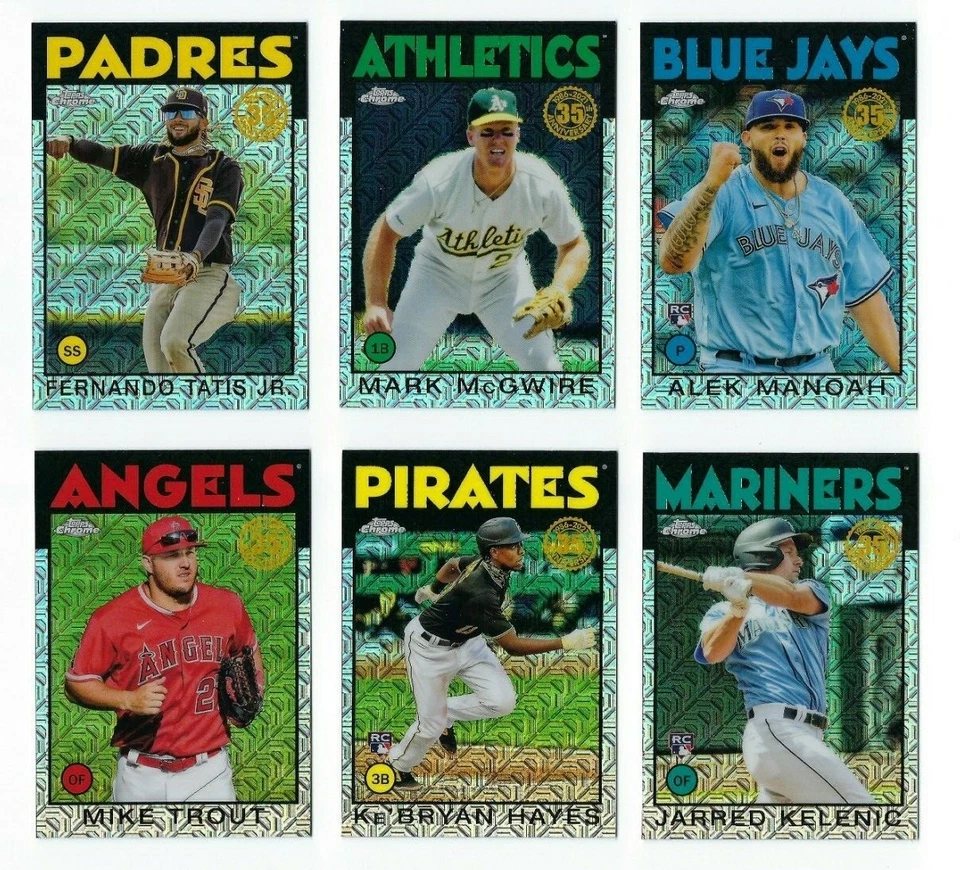 1986 Topps CHROME SILVER PACK Mojo Complete Your Set 2021 Update You U Pick - Image 1 of 1