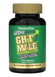 Nature's Plus Ultra GHT Male Maximum Strength 90 ct Natural Male Hormone Booster - Picture 1 of 4