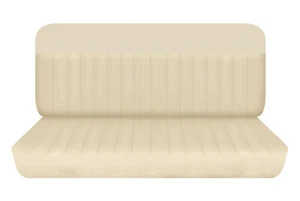 Fundas de asiento para camioneta se adaptan a 1961-1986 Chevy C/K 10-20 banco delantero, sin reposacabezas arena - Imagen 1 de 8