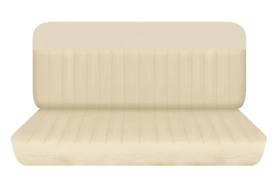 Cubiertas de asiento de camioneta para banco delantero Chevy C/K 10-20 1961-1986, sin reposacabezas arena Foto 1 de 4