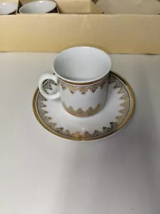 Expresso Set Karlovarsky Porcelain 6 piece Czechoslovakia USED FREE SHIPPING VGC - Picture 1 of 6
