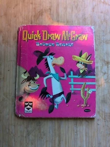 QUICK DRAW MCGRAW 1960 Badmen Beware Top Top Tales Book Whitman Vintage - Picture 1 of 12