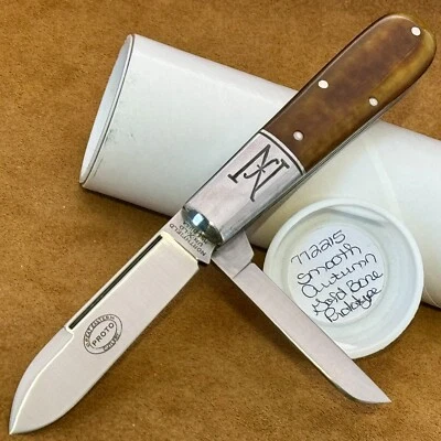 1 of 60 PROTOTYPE GEC GREAT EASTERN CUTLERY NORTHFIELD 77 KNIFE AUTUMN GOLD BONE - Image 1 of 4