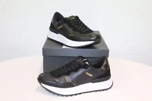 GUESS FL8VIAELE12 Damen Sneaker Schwarz EU Größe: 37 Neu Rechnung MwSt - Picture 1 of 4