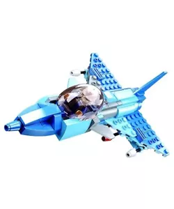 Sluban B0666F Kinder Baustein Ziegel Armee Militär J10 Jäger 134 Teile - Bild 1 von 2