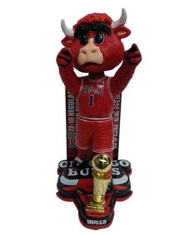 Benny the Bull Chicago Bulls NBA Greatest Season Bobblehead The Last Dance #/216 Cover