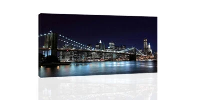 Skyline de la ciudad de Nueva York - ARTE DE PARED EN LIENZO O IMPRESO Foto 1 de 2