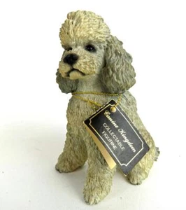 \ Poodle Dog Figurine Canine Kingdom DF104B Vintage Gray? 4" Tall Original Tag - Picture 1 of 8