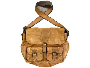 Fossil KEATON BRIEF BROWN LEATHER Portfolio Messenger Laptop Bag NEW WITH TAGS - Picture 1 of 19