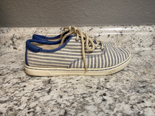 Sneaker UGG AUSTRALIA 1007570 Eyan II donna blu a righe US 6 5