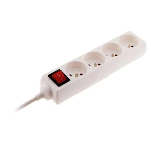 Bloc 4 prises 16A 2P+T avec interrupteur Blanc - - Photo 1/5