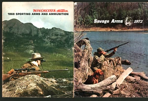 Winchester 1968 Sporting Arms and Savage Arms 1972 Gun Catalogs Rifles Hunting - Picture 1 of 6