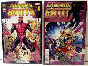 Infinity Entity Lot 2 #1, 3 2016 Marvel 9.2 Warlock Iron Man Hulk Thor Comics - Picture 1 of 1