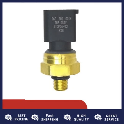 1PC New Fuel Pressure Sensor For 2007-2010 AUDI A6 A8 VW GTI Quattro 06E906051E - Изображение 1 из 4