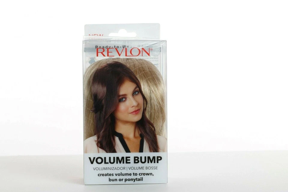 NUEVO moño Revlon Volume Bump rubio oscuro 8-9” - cola de caballo fácil de usar Foto 1 de 2