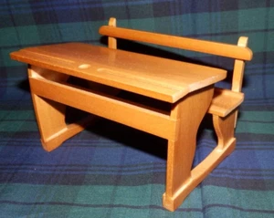Dolls House school desk 1:12th - Picture 1 of 2