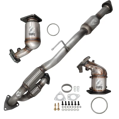 For 2013-2019 Nissan Pathfinder 3.5L All 3 Catalytic Converter with Flex Y-pipe - Image 1 of 4