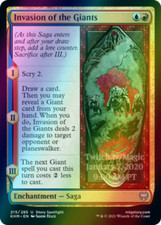 Invasion of the Giants FOIL, Kaldheim, MTG, NM/M