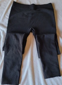 Expression Lingerie Black Long Johns Bottoms Size M - Picture 1 of 6