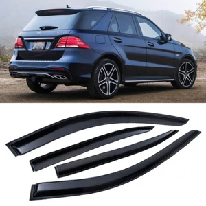Rain Guards Window Visors Vent Shade Deflector for 16-19 Mercedes GLE 350 400 - Picture 1 of 8