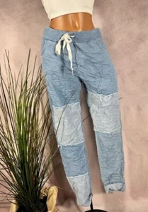 leichte bequeme JEANS Jogger Stretch Hose PATCHWORK 38 40 42 - Bild 1 von 10