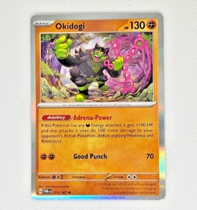 x1 Okidogi - 111/167 - Rare - Holo Pokemon SV06 Twilight Masquerade M/NM - Picture 1 of 2