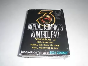 NEW Sega Genesis Mortal Kombat 3 Kontrol Pad Version 2, Controller w/ Kartridges - Picture 1 of 9