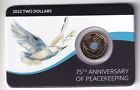 Australia 2022 2 75Th Anniversary Of Peacekeeping Unc Coin On Card