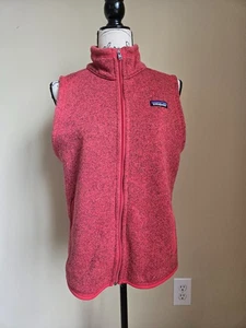 Patagonia Chaleco Polar Mujer M Rosa Cremallera Completa Corpcore - Imagen 1 de 9