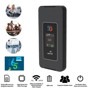 WiFi6 Mobiler Router für 5G Netz | Dual-Band Hotspot mit SIM Unterstützung NEU - Bild 1 von 16