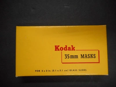Vintage Kodak 35mm Masks.50 Count Box. For 2x2 Glass Slides. New Old Stock. - Image 1 of 4