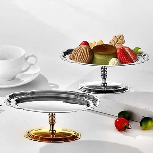 Dessertbecher Schale Afternoon Tea Kuchen Tasse stabil Edelstahl Fuß Obst - Bild 1 von 7