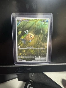 Feebas 198/191 Sv08: Surging Sparks Illustration Rare Pokemon TCG NM Holo - Picture 1 of 2