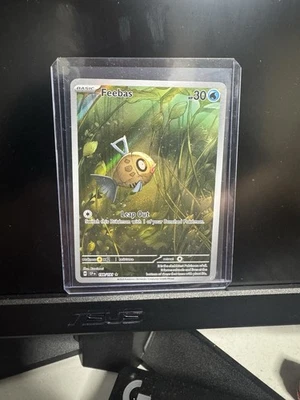 Feebas 198/191 Sv08: Surging Sparks Illustration Rare Pokemon TCG NM Holo - Image 1 of 2