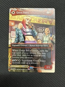 MTG Spider-Man Gwen Stacy Mythic Borderless Non Foil English - Bild 1 von 3