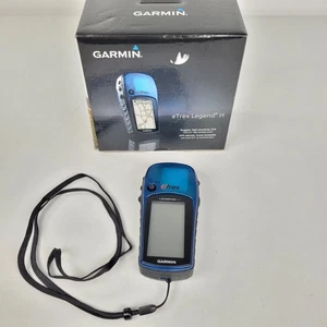 GARMIN eTrex Legend H Blue Handheld LCD Display-Waterproof Hiking GPS Navigator - Picture 1 of 10
