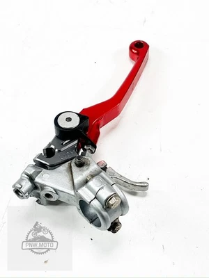 Honda CRF 450R CRF450 2004 OEM EMBRAGUE PALANCA PERCHA ARRANQUE EN CALIENTE 2004-2008 Foto 1 de 3